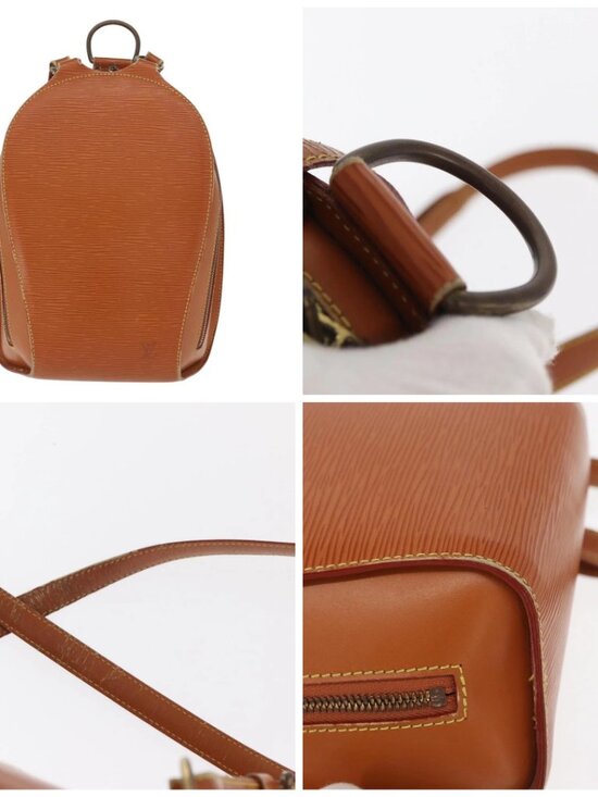 LOUIS VUITTON Epi Mabillon Backpack Zipangu Gold LV Auth main image 15